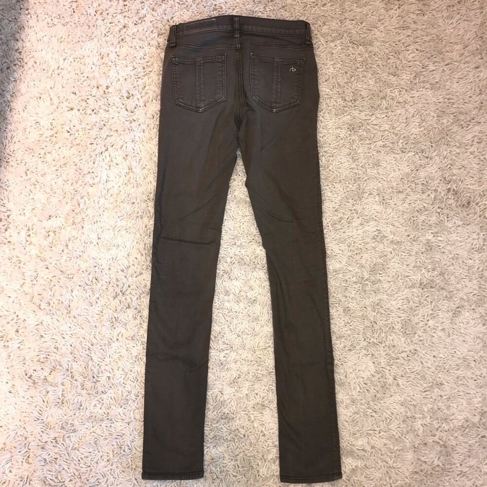 RAG & BONE The Skinny Jeans Dist Fatigue 25 - Picture 7 of 8